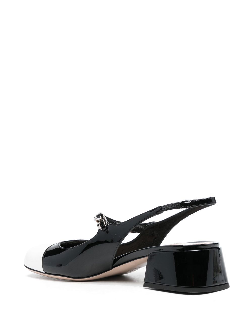 SLINGBACK BICOLORE IN VERNICE