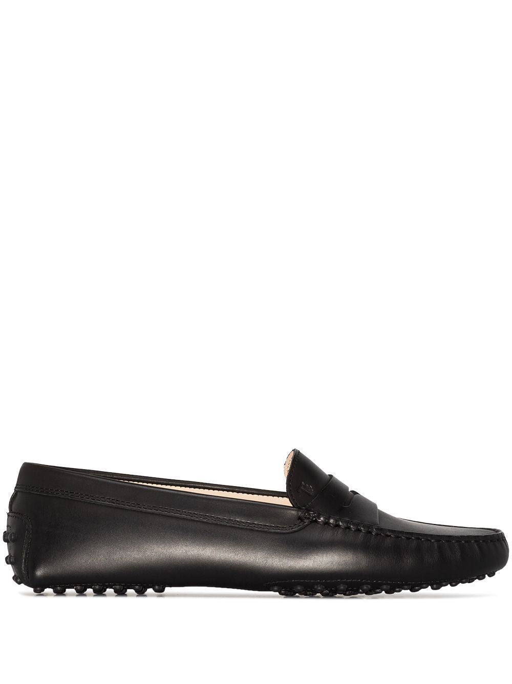 SMOOTH LEATHER GOMMINO DRIVING SHOES