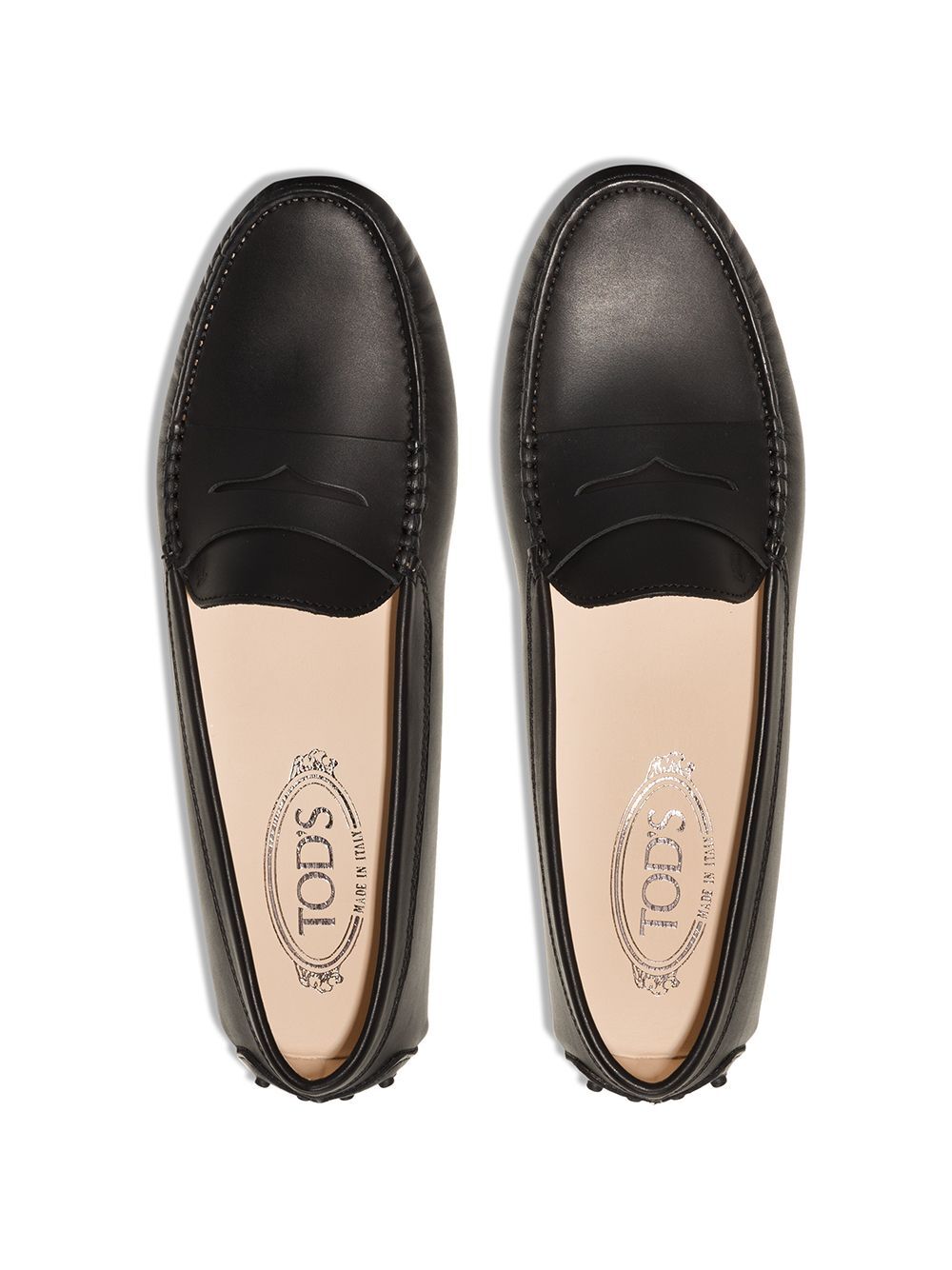 SMOOTH LEATHER GOMMINO DRIVING SHOES