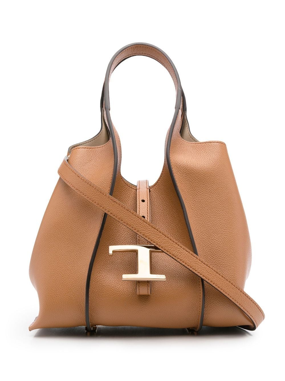 MINI T TIMELESS LEATHER SHOPPING BAG