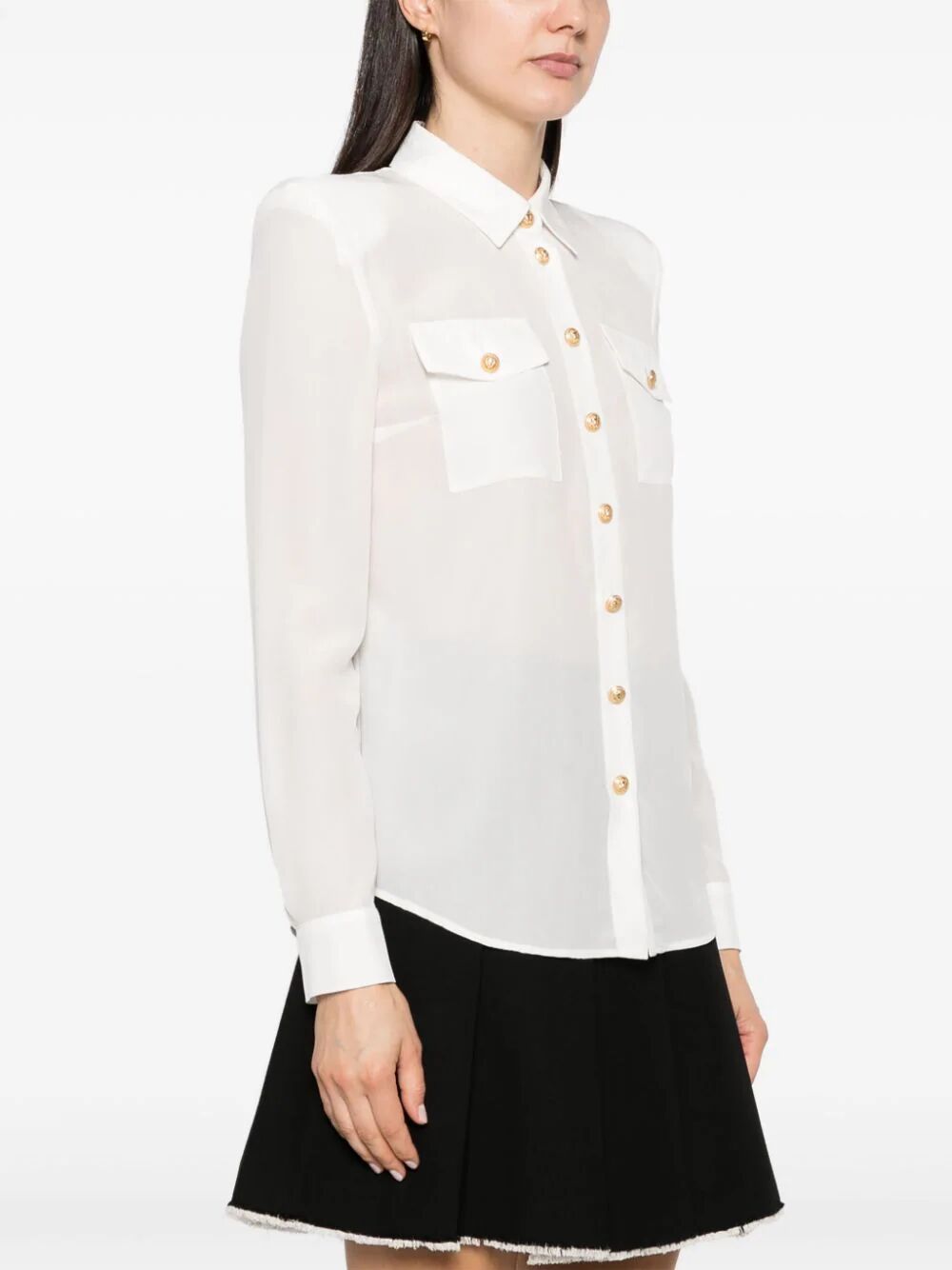 CAMICIA SEMITRASPARENTE