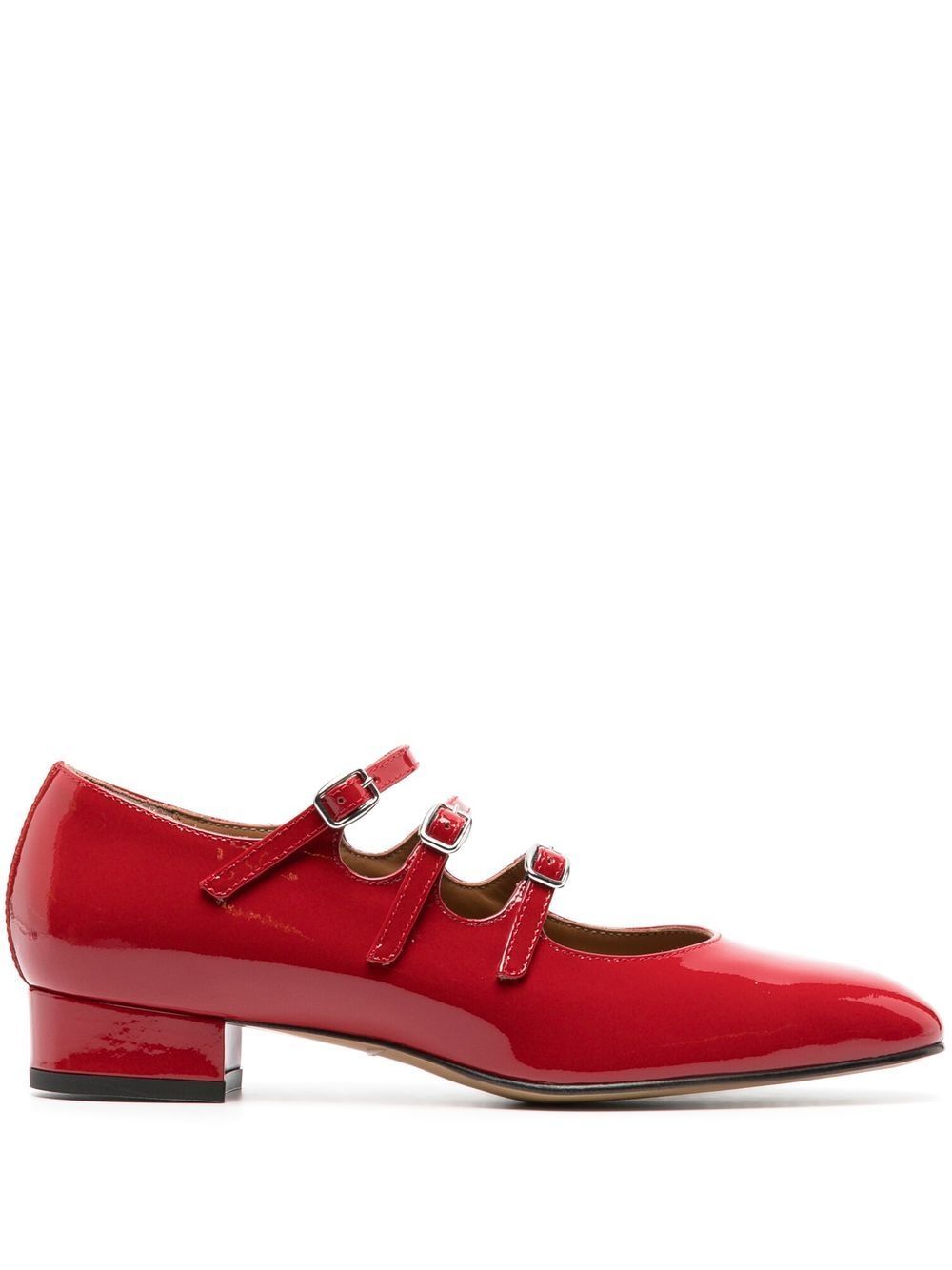 PATENT LEATHER MARY JANE PUMPS