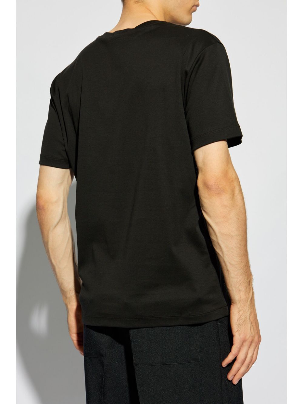 PURE COTTON INTERLOCK SIGNATURE LOGO T-SHIRT