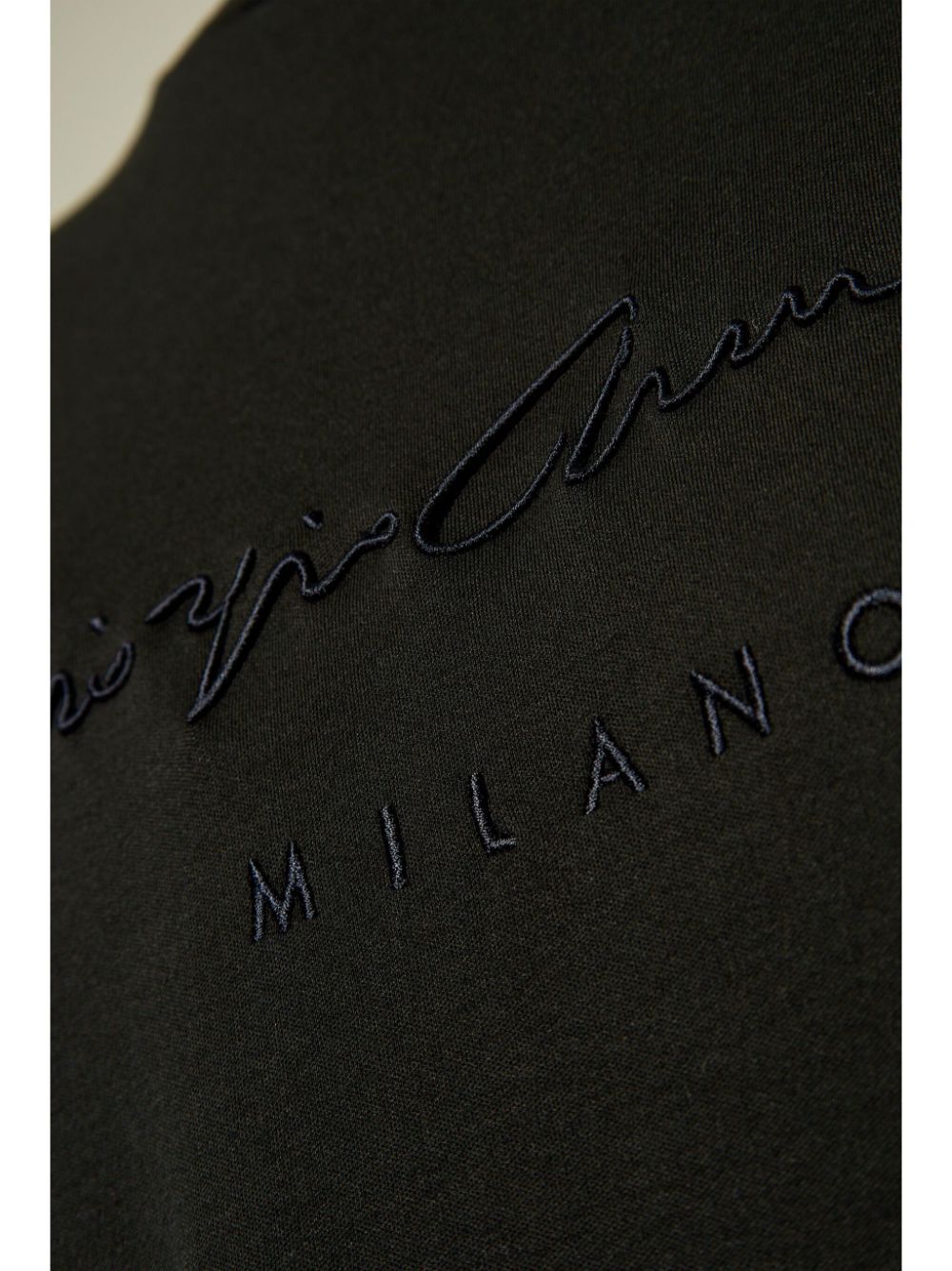 PURE COTTON INTERLOCK SIGNATURE LOGO T-SHIRT