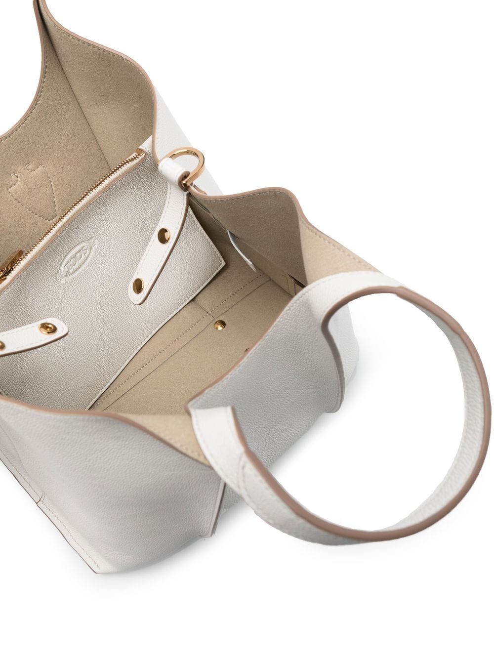 MINI T TIMELESS LEATHER SHOPPING BAG