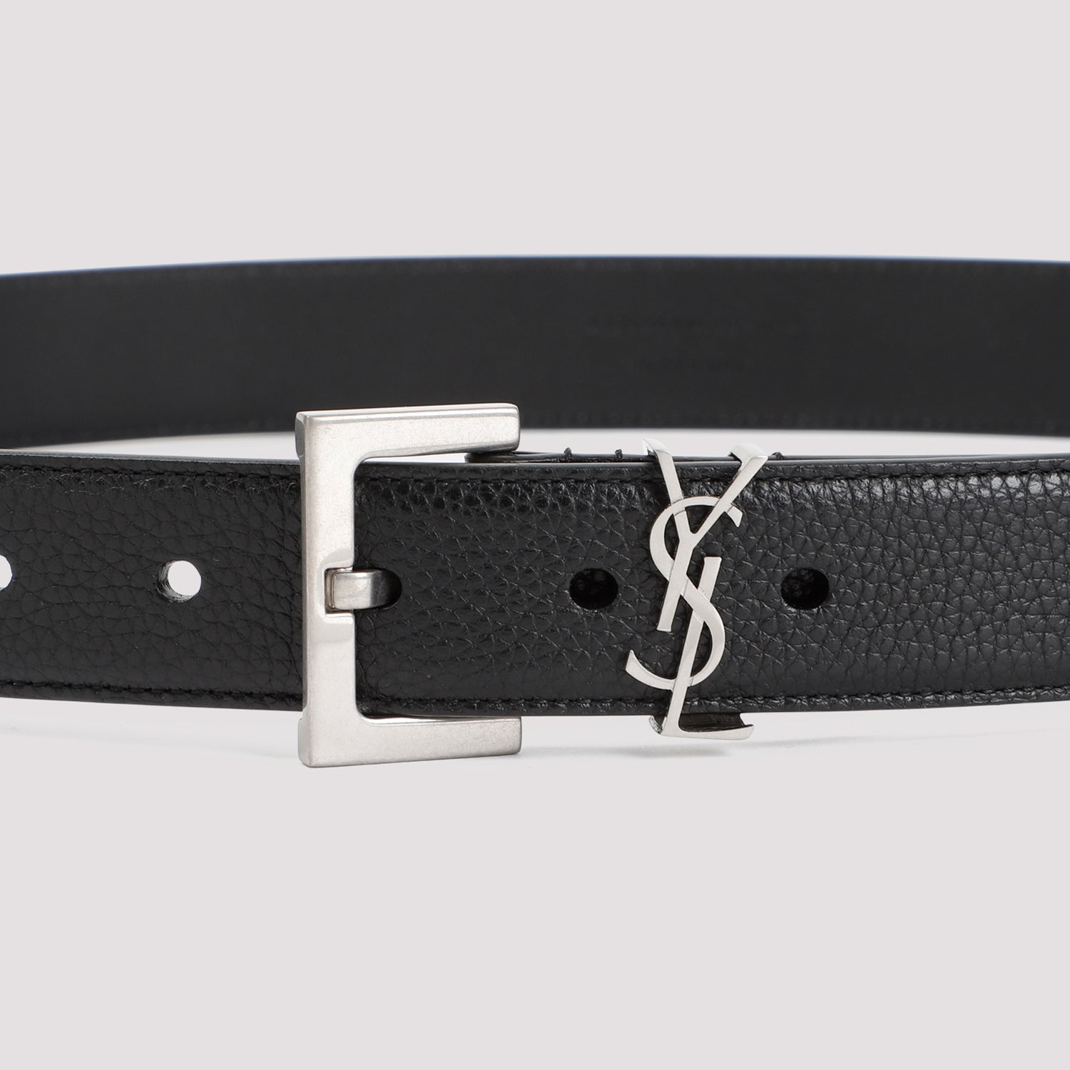 Grained Calf Leather Belt