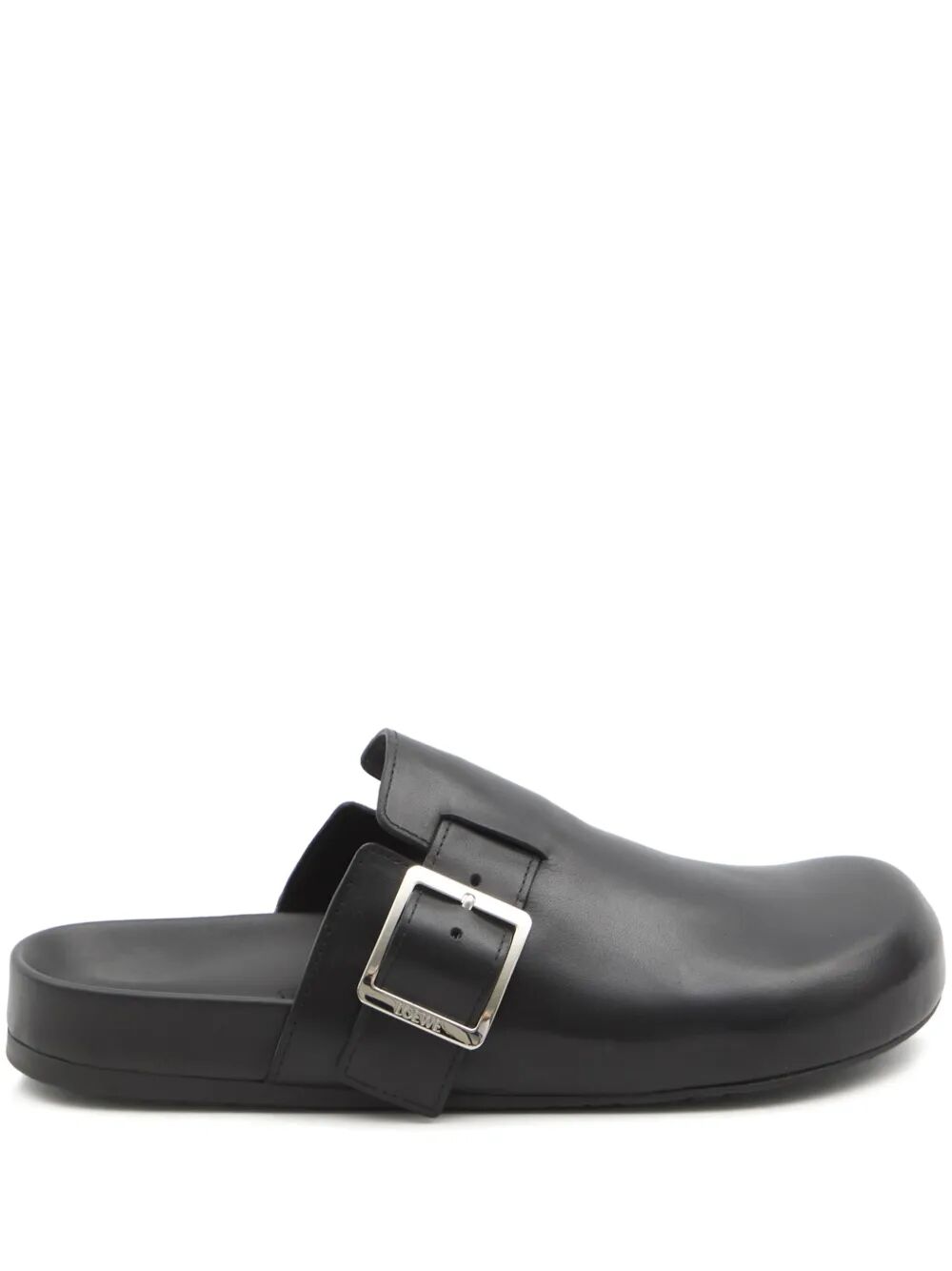 LEATHER EASE BUCKLE MULE
