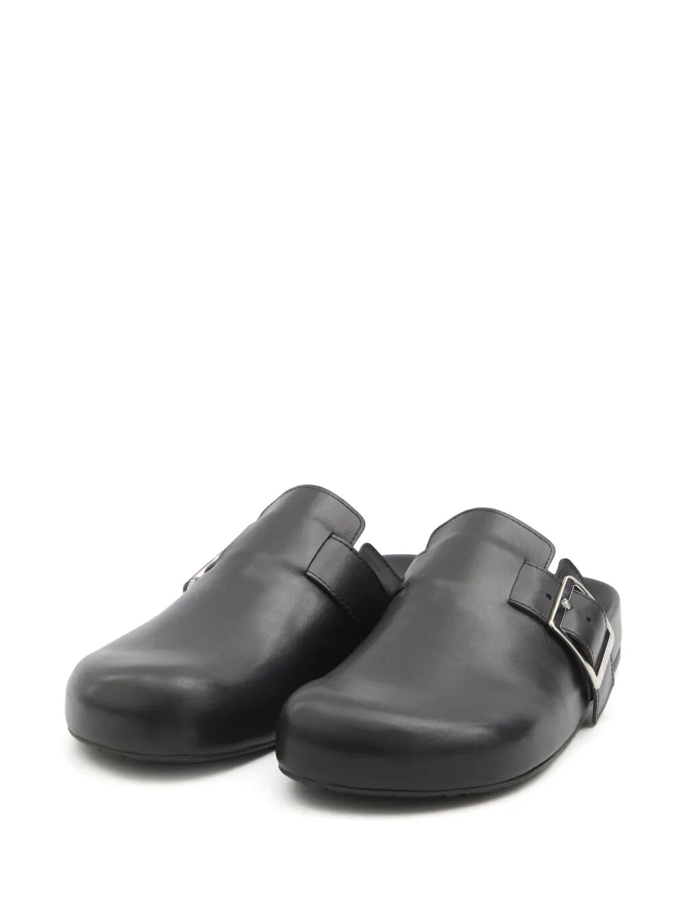 LEATHER EASE BUCKLE MULE