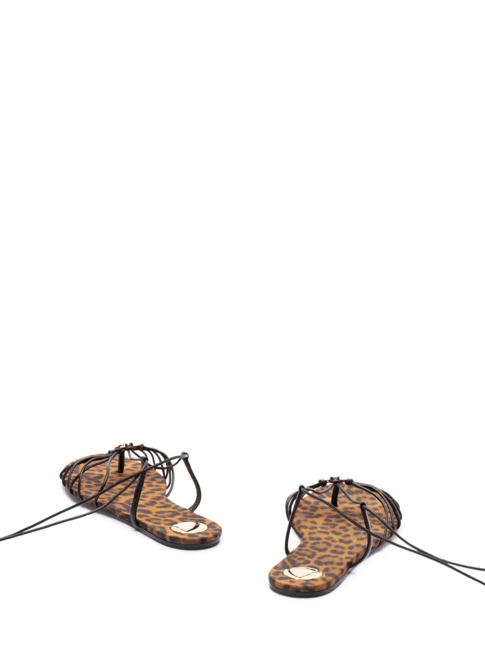 ANKLE STRAP BABYLONE FLAT SANDALS