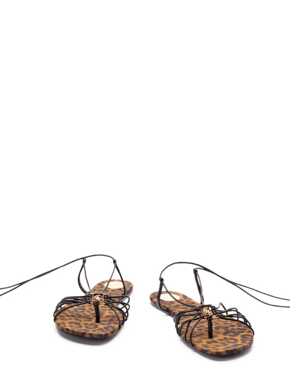 ANKLE STRAP BABYLONE FLAT SANDALS