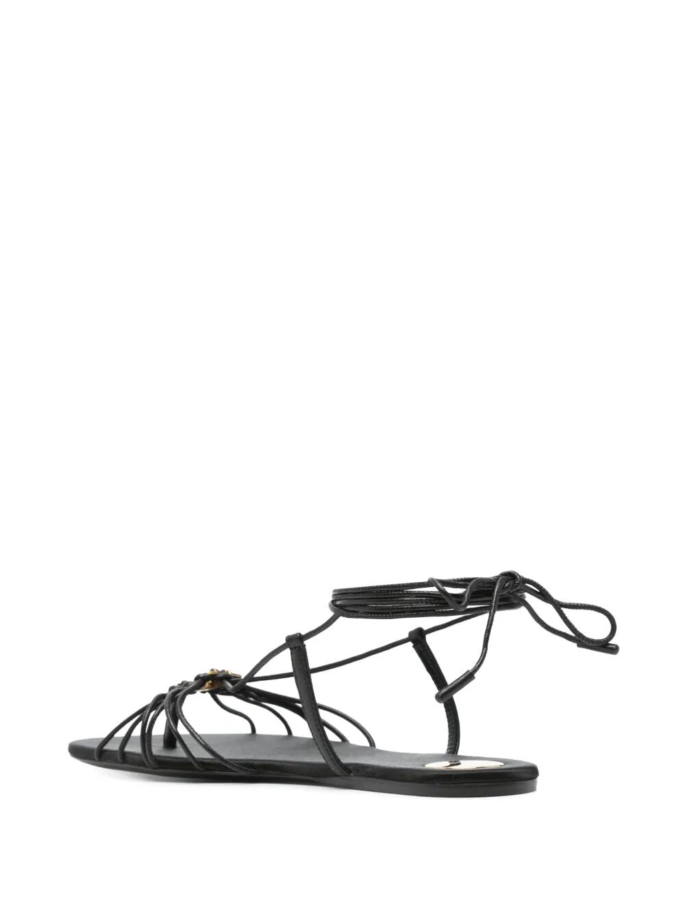 ANKLE STRAP BABYLONE FLAT SANDALS