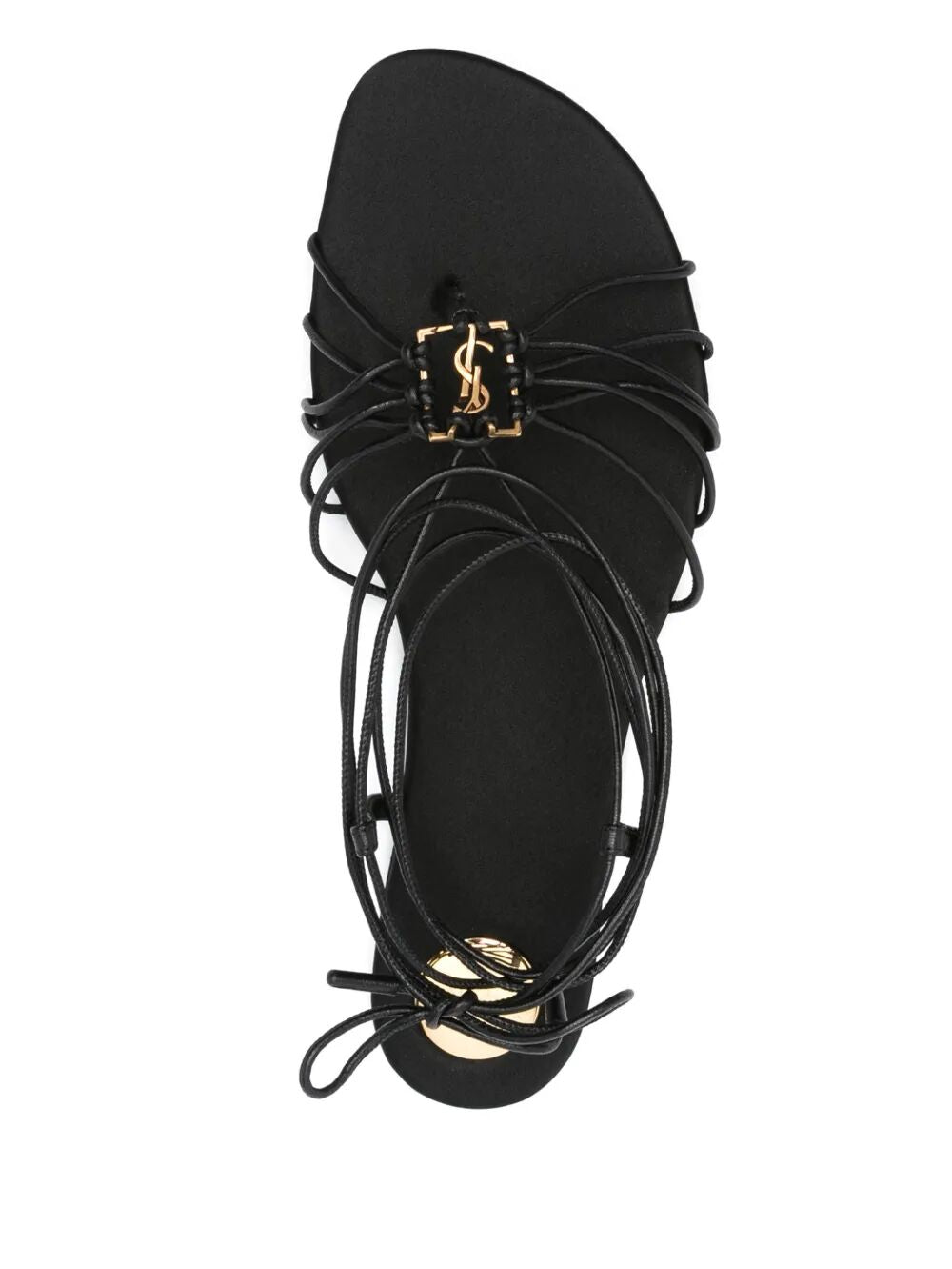 ANKLE STRAP BABYLONE FLAT SANDALS