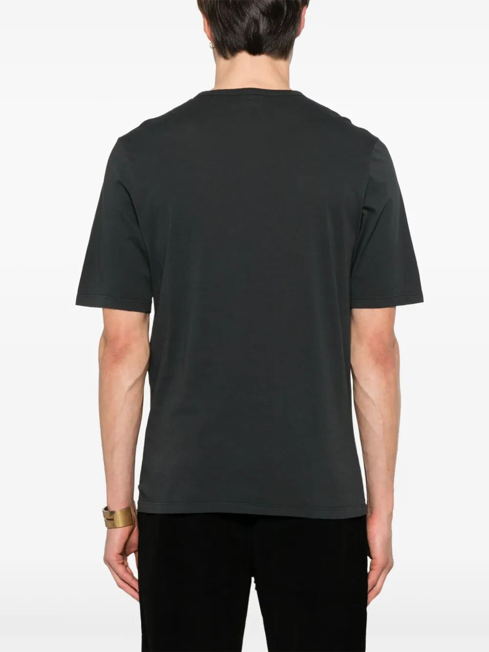 TONAL LOGO EMBROIDERY COTTON T-SHIRT