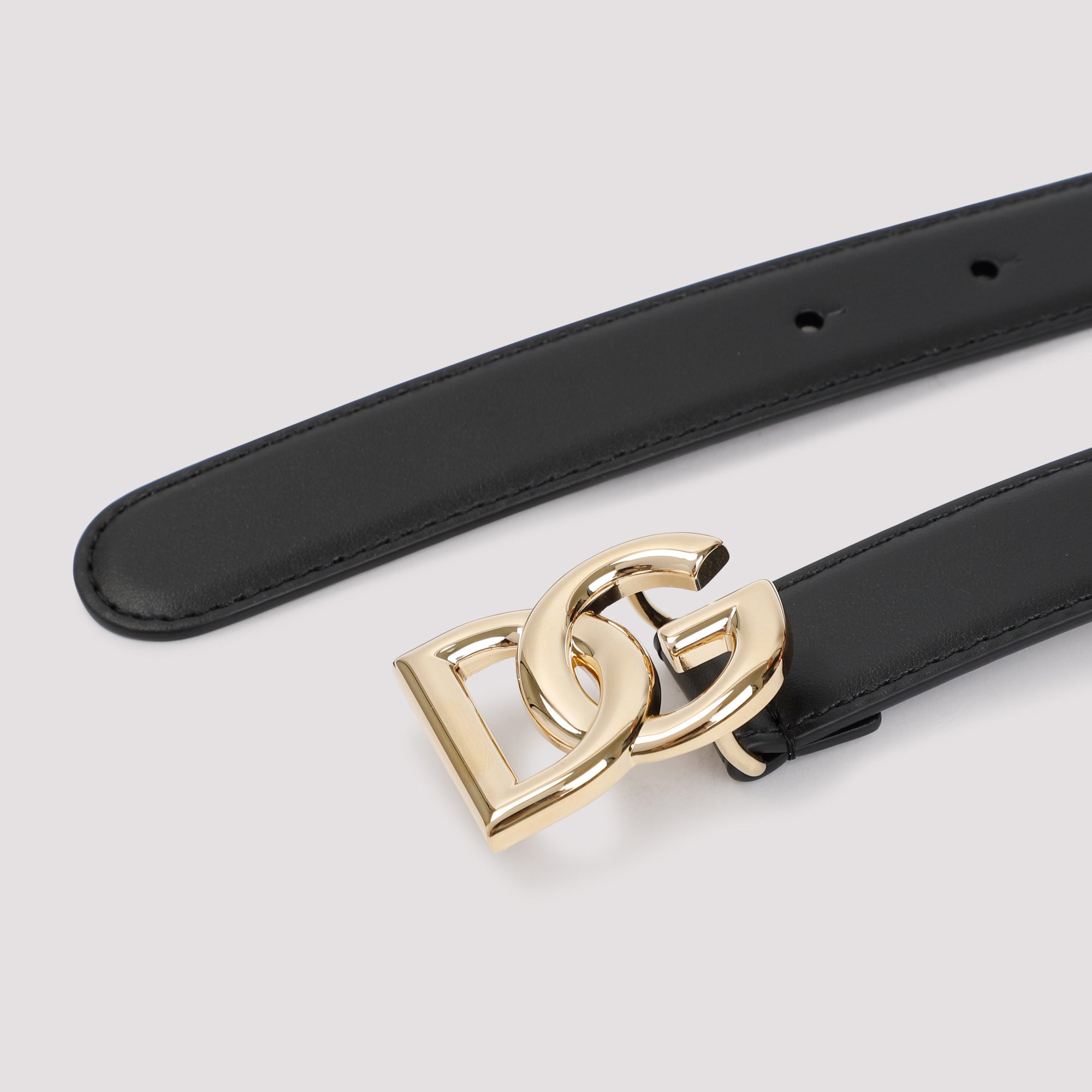 Logo Leather Belt