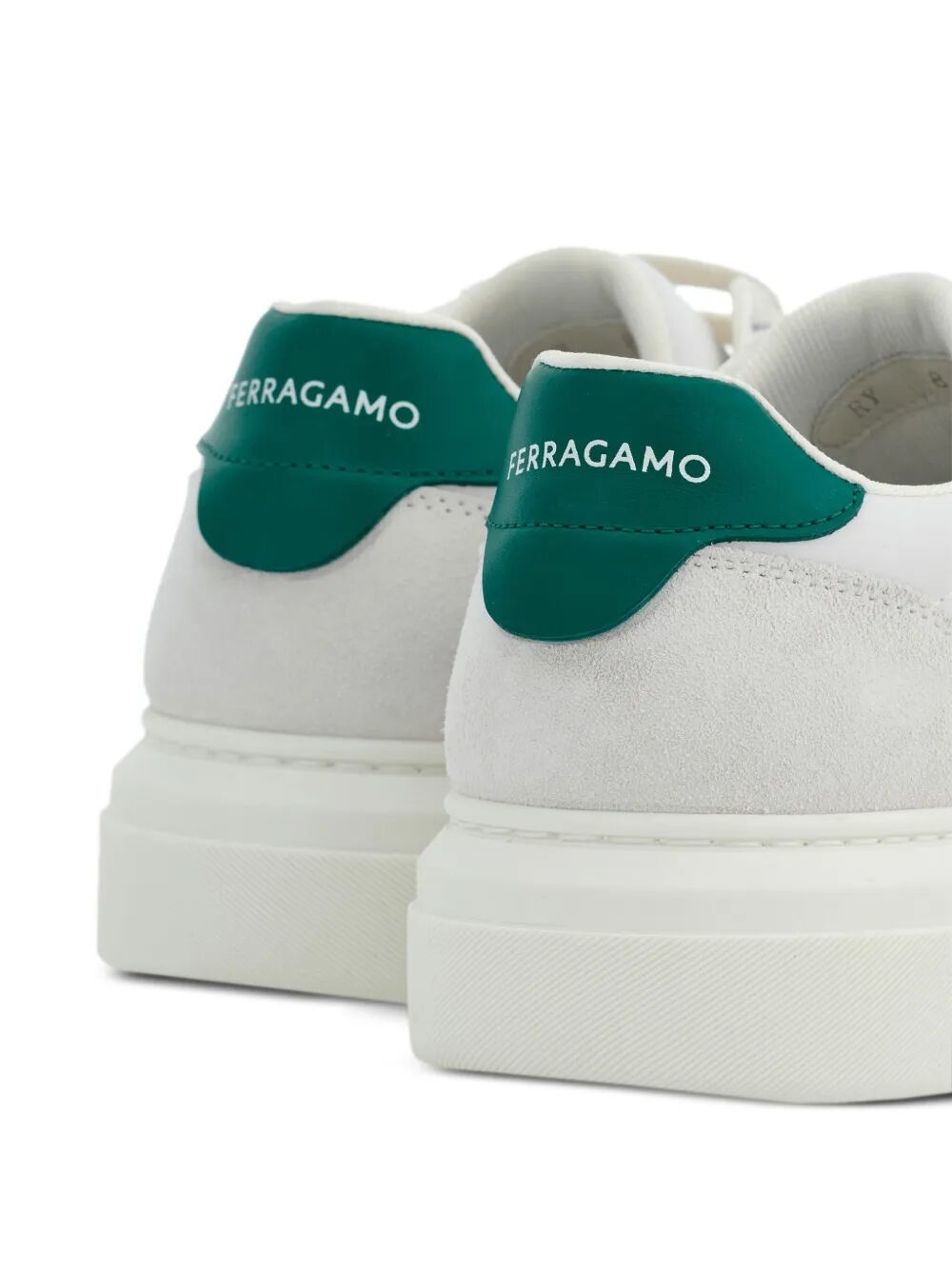 CASSINA LEATHER SNEAKERS WITH GANCINI PATCH