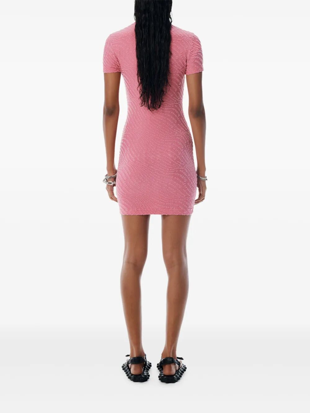 JACQUARD LOGO MINI DRESS
