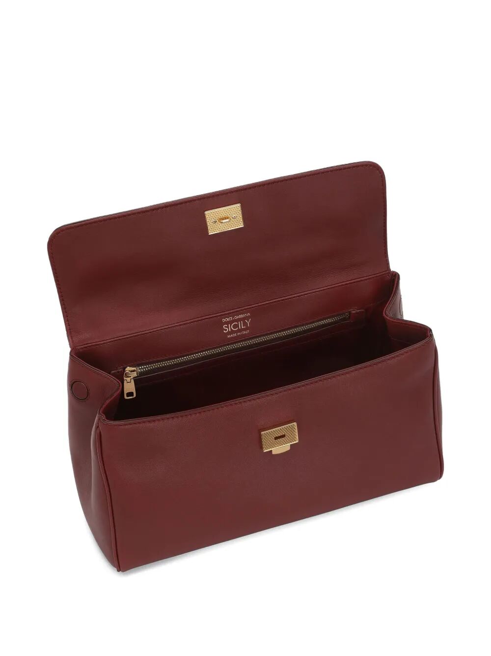 PLONGÉ LEATHER MY SICILY HANDBAG