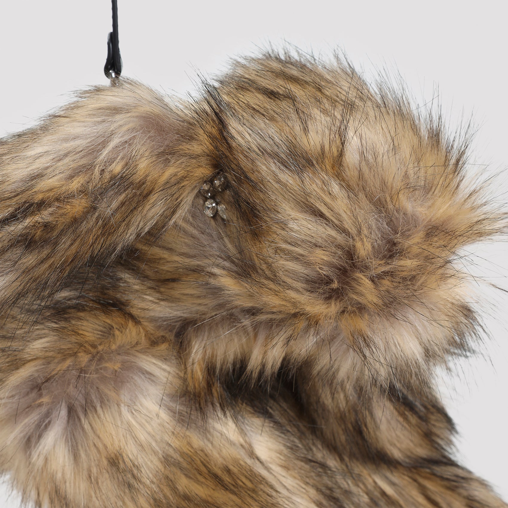 Faux Fur Hare Crossbody Bag