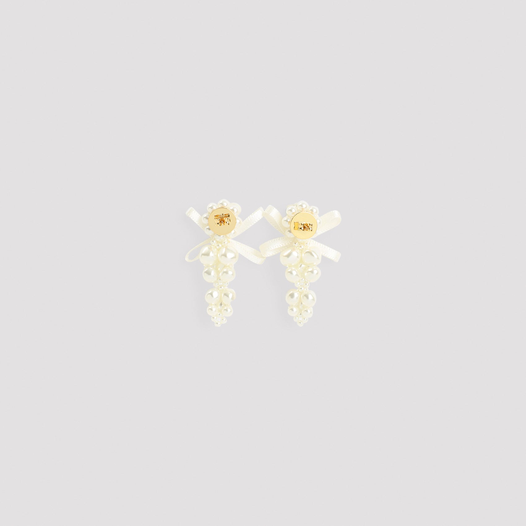 Petit Bow Detail Cluster Earrings
