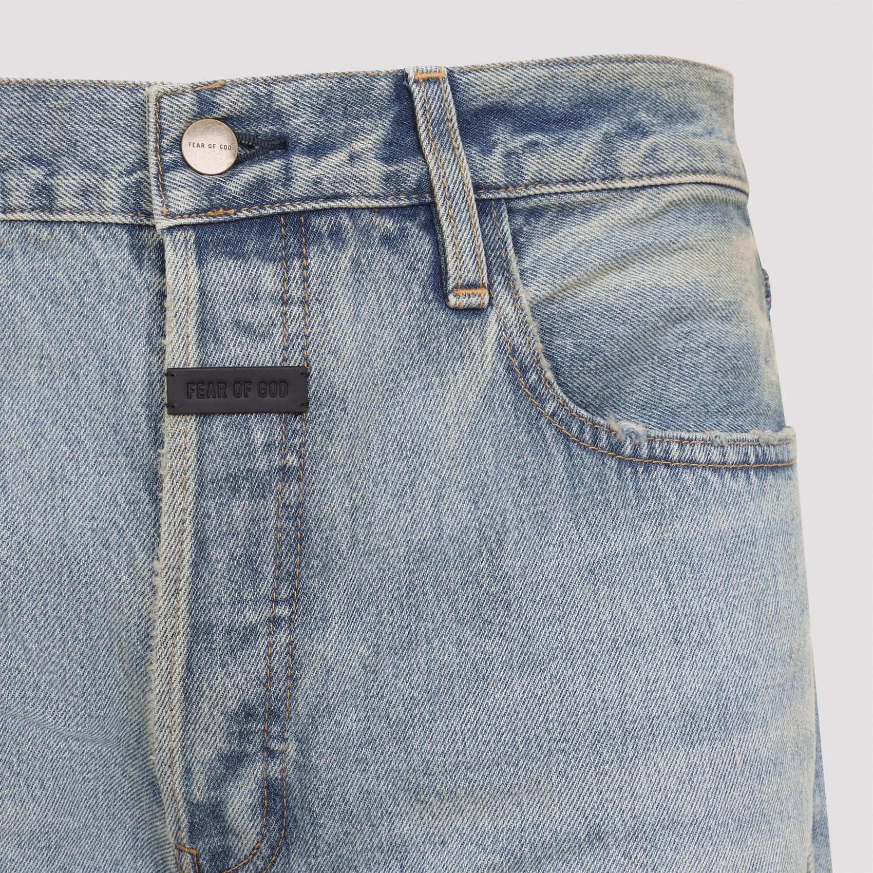 Straight 5 Pocket Jeans