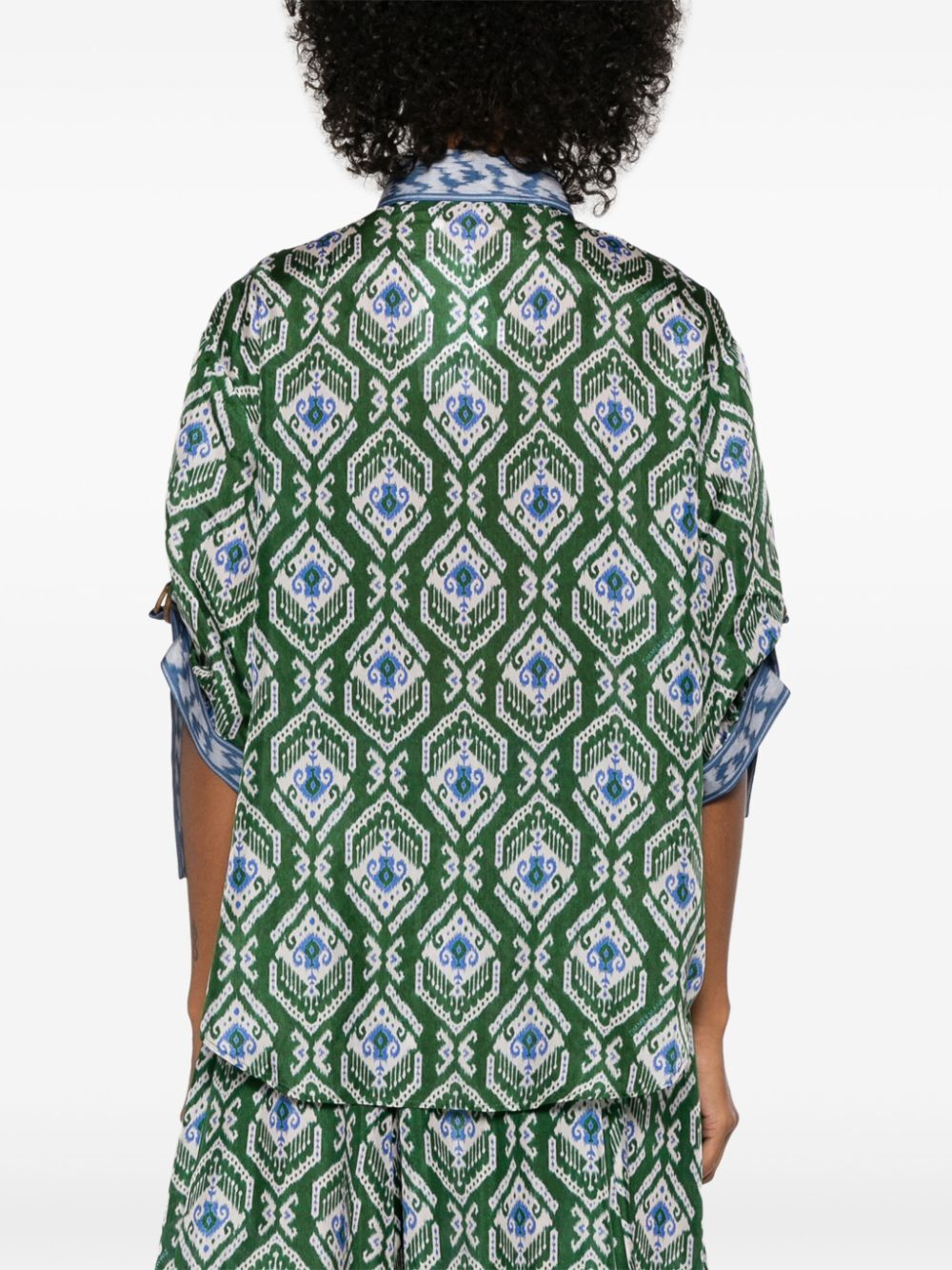 RELAXED-FIT WYLIE SILK SHIRT