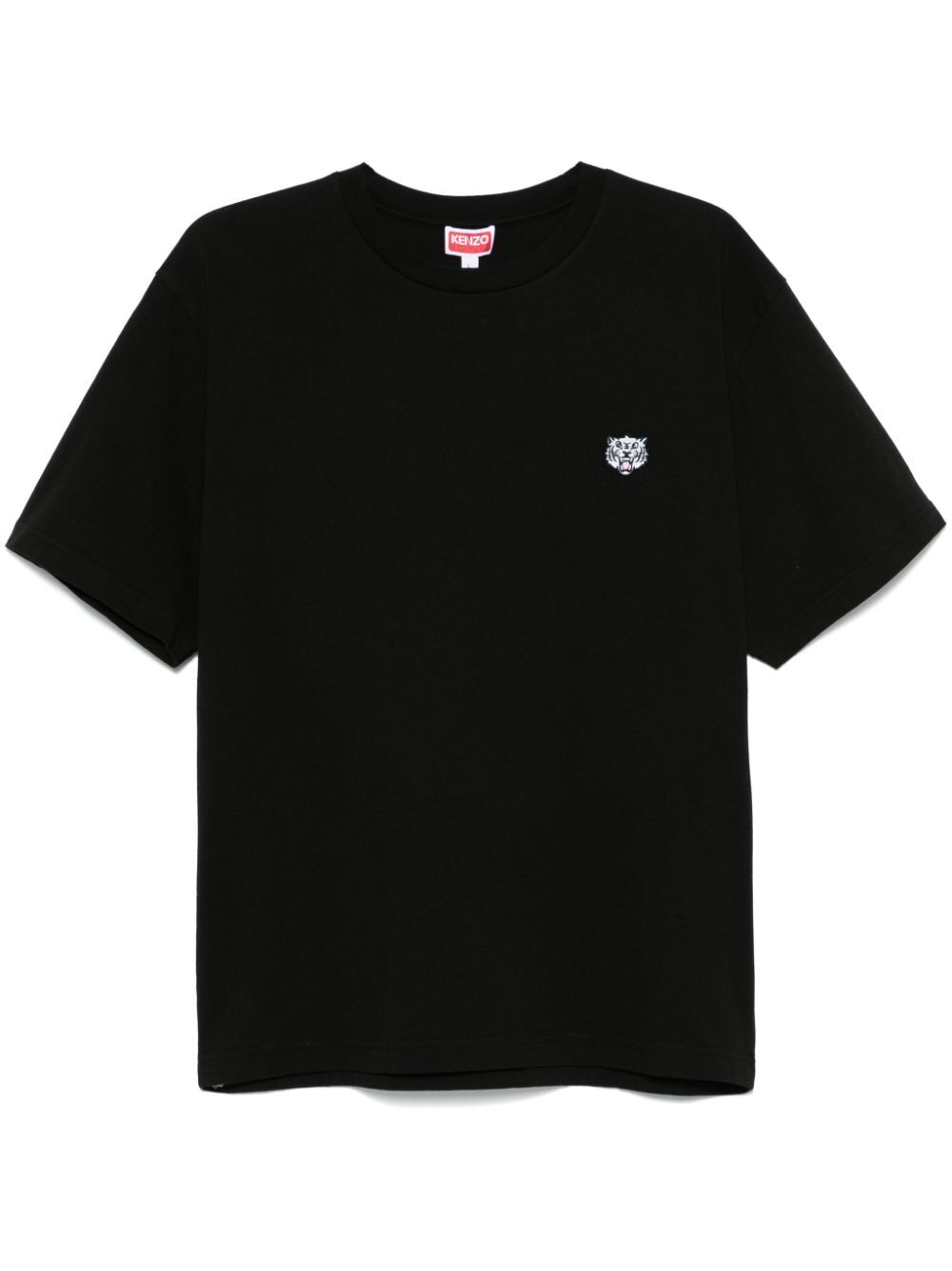 HAPPY TIGER EMBROIDERED T-SHIRT