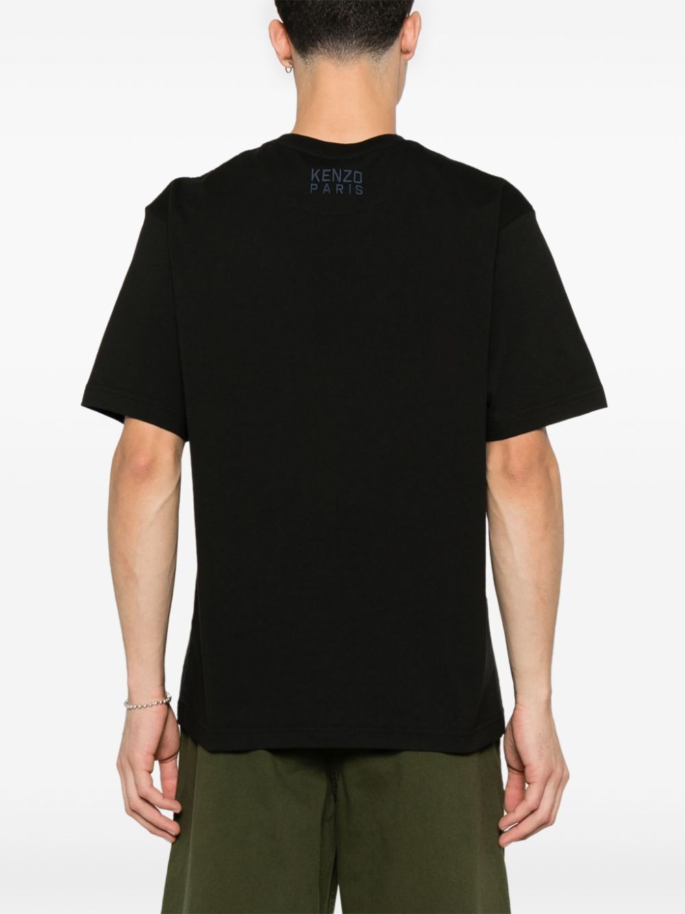 HAPPY TIGER EMBROIDERED T-SHIRT
