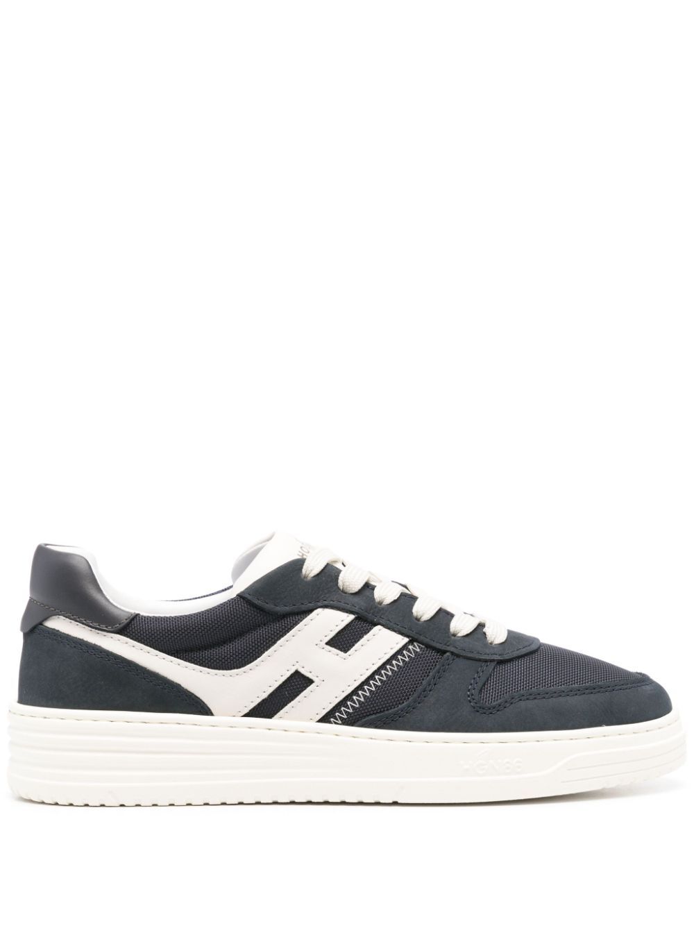 NUBUCK AND TECHNICAL FABRIC H630 SNEAKERS