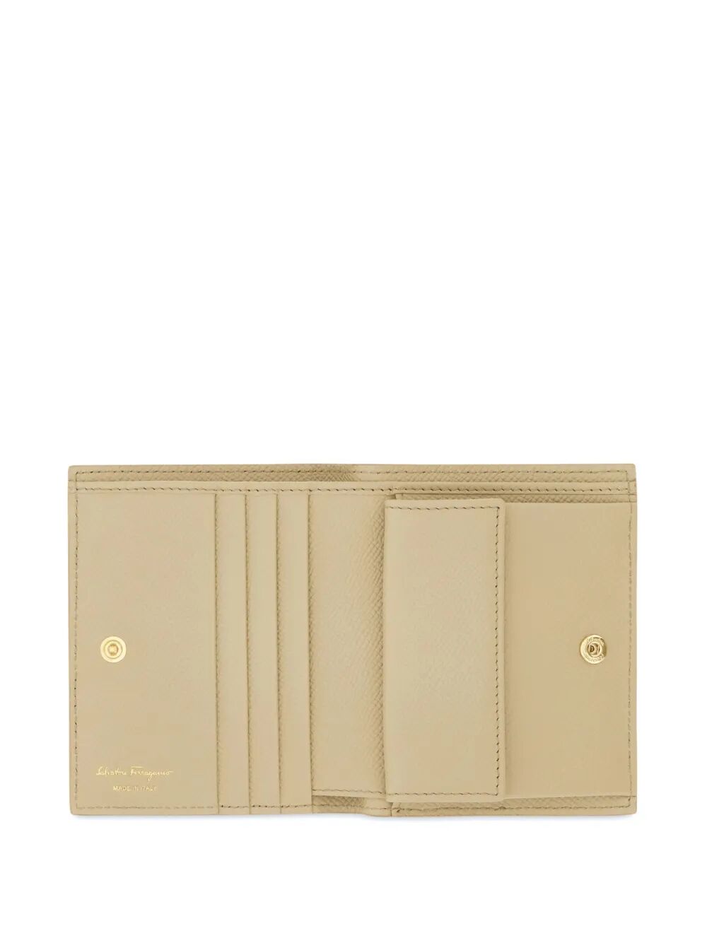 GOLDEN FINISH GANCINI COMPACT WALLET