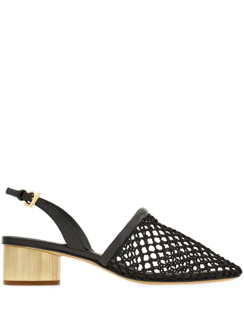 KAY 40 MESH AND LEATHER SLINGBACK