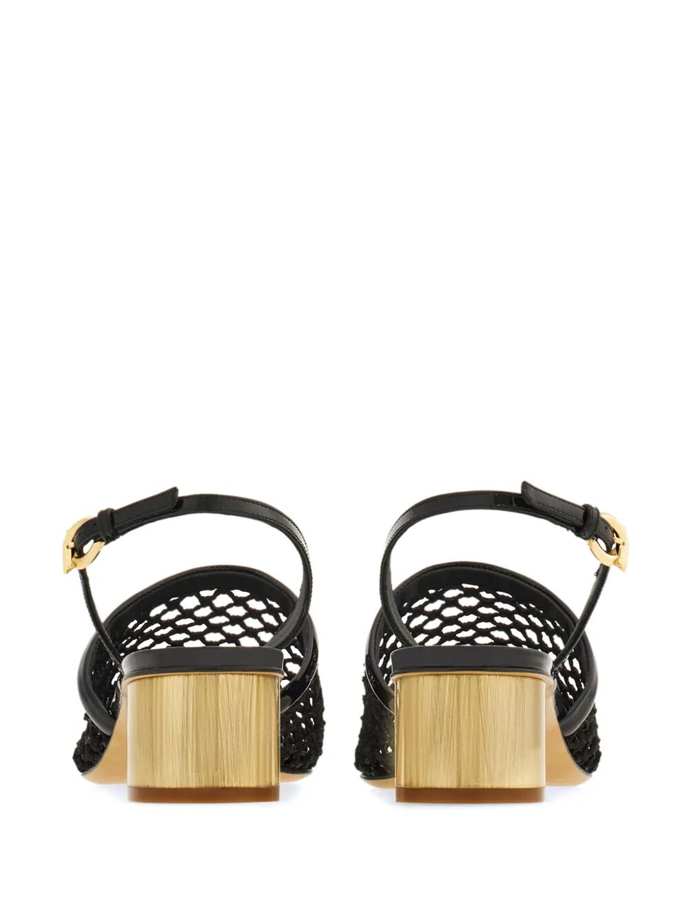 KAY 40 MESH AND LEATHER SLINGBACK