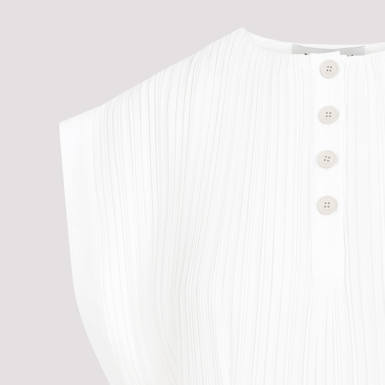 Sleeveless Pleated Midi Dress