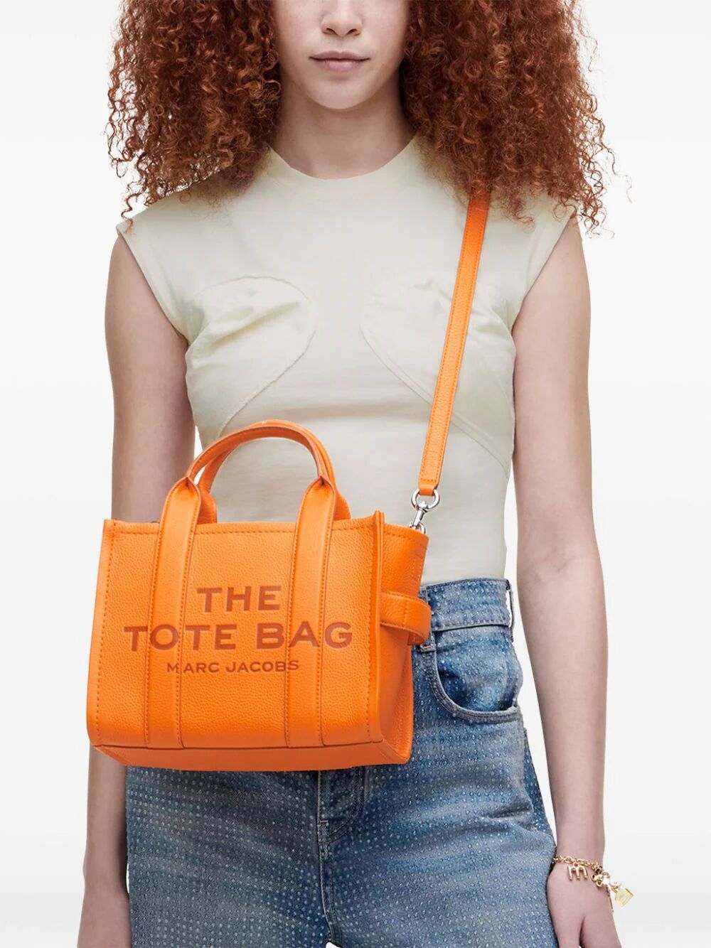 THE LEATHER SMALL TOTE BAG