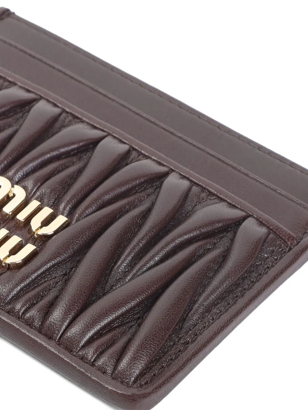 MATELASSÉ NAPPA LEATHER CARD HOLDER