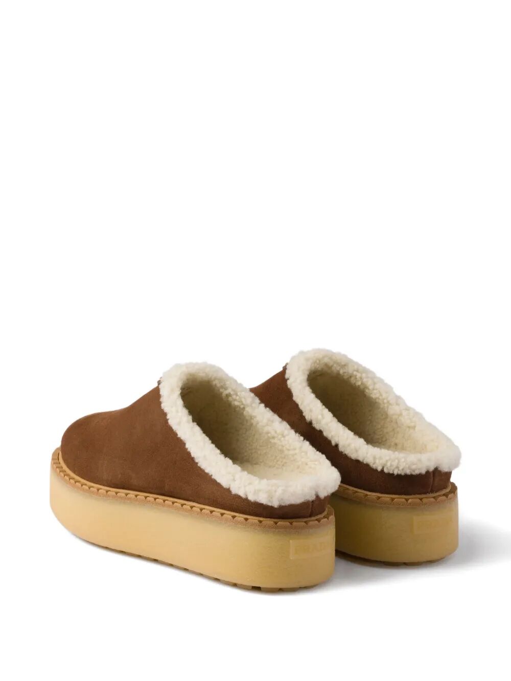 SHEARLING LINING SUEDE SLIPPERS