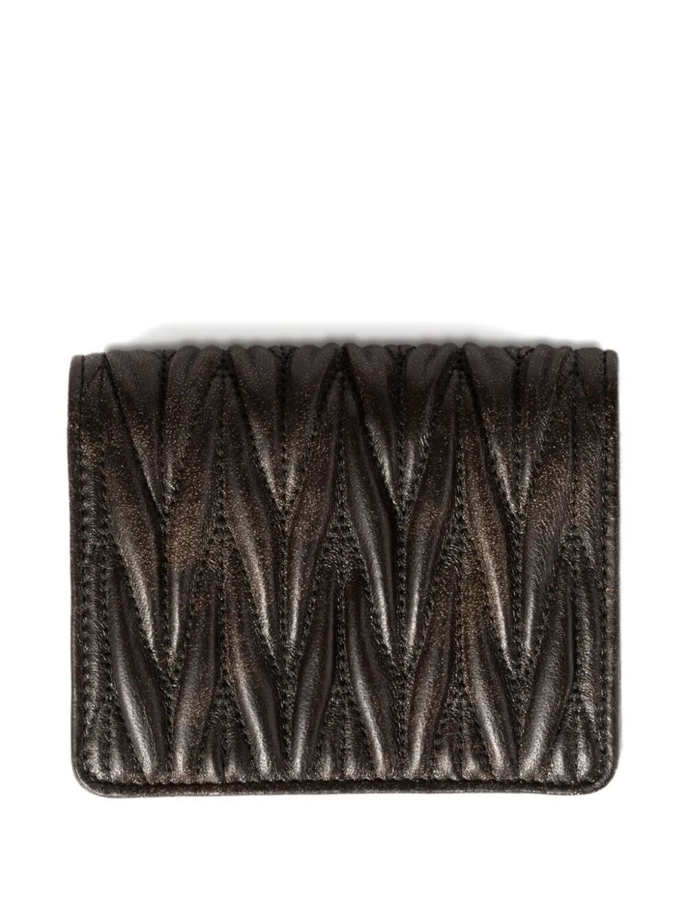VINTAGE TREATMENT MATELASSÉ NAPPA LEATHER SMALL WALLET