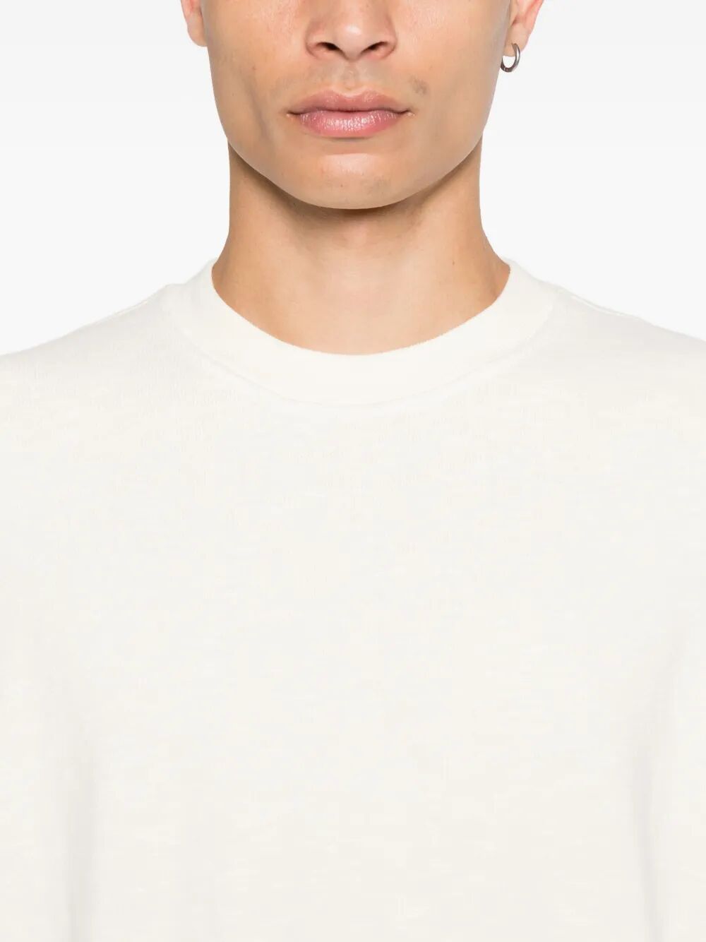 COTTON CREW-NECK SWEATER