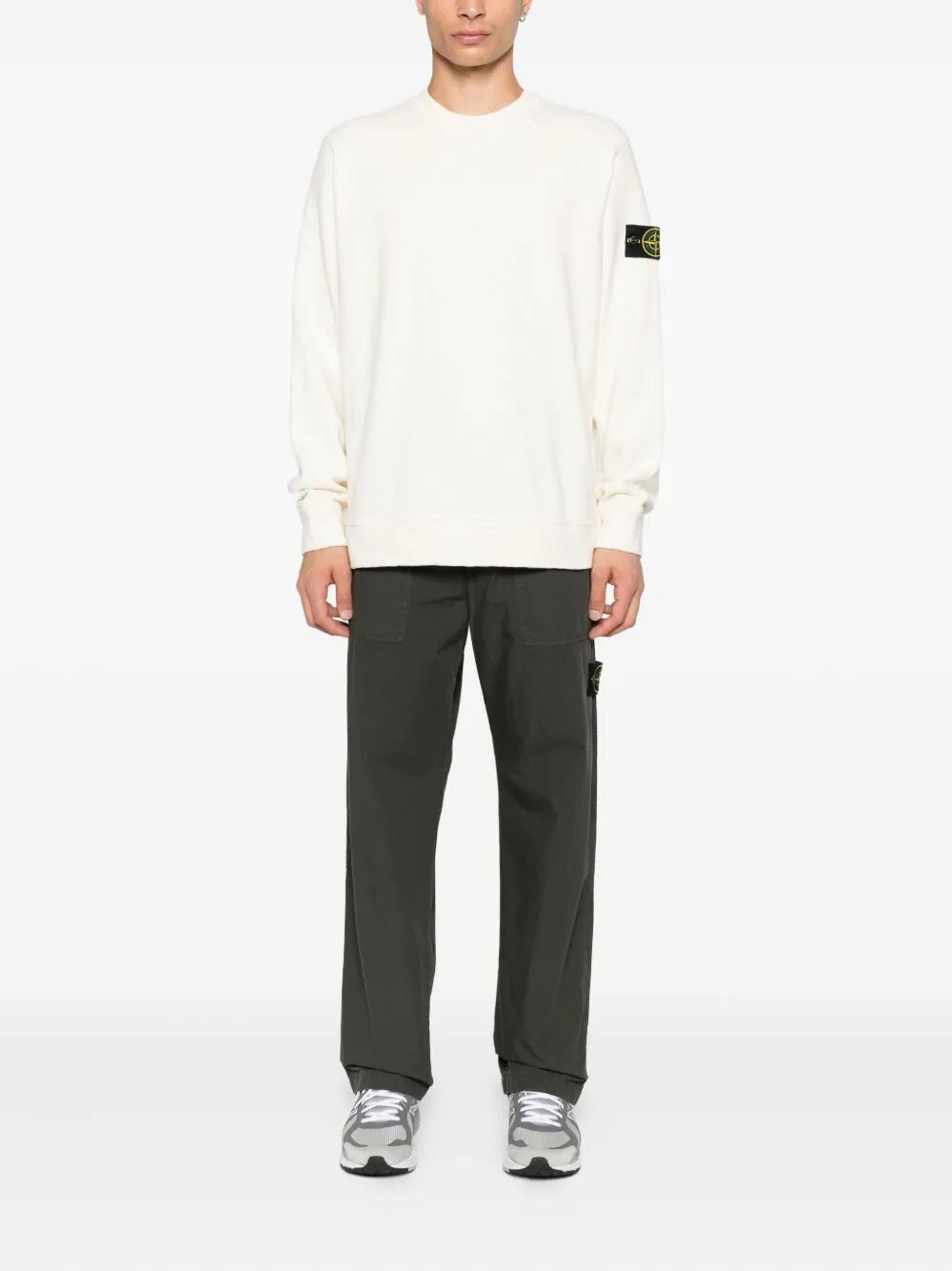 COTTON CREW-NECK SWEATER