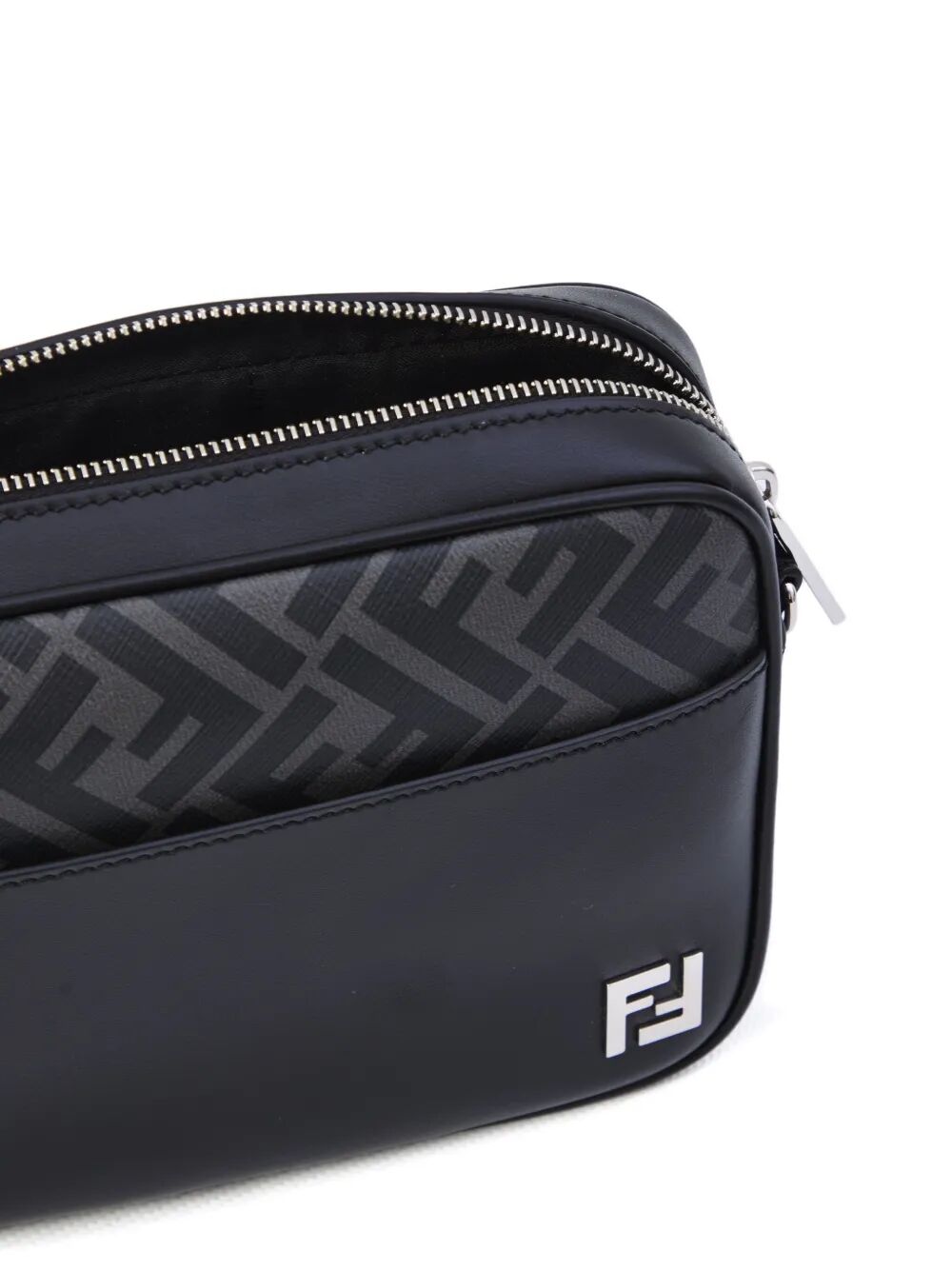 LEATHER AND CANVAS SQUARED FF CAMERA CASE