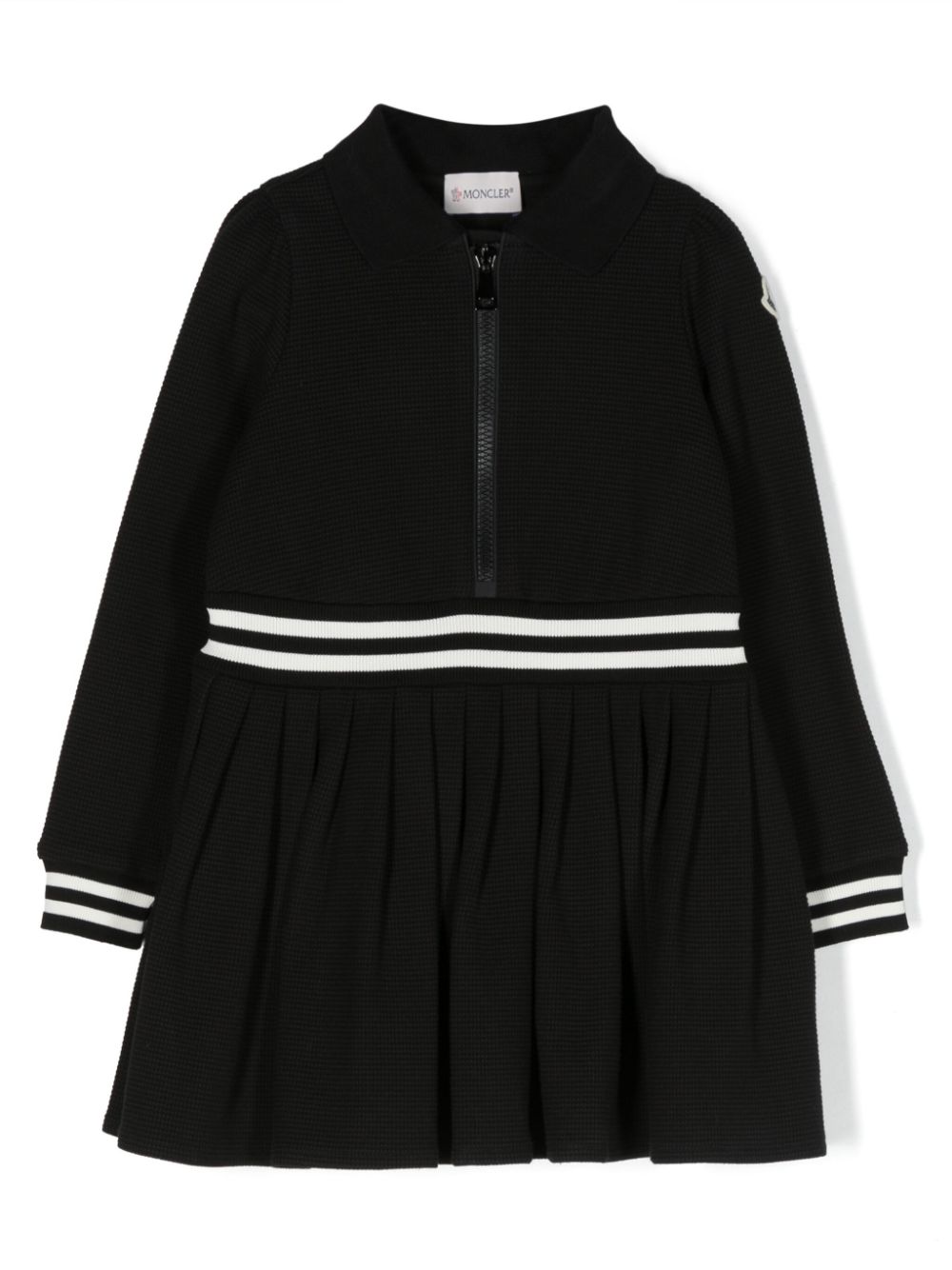 KNITTED POLO DRESS WITH ZIP