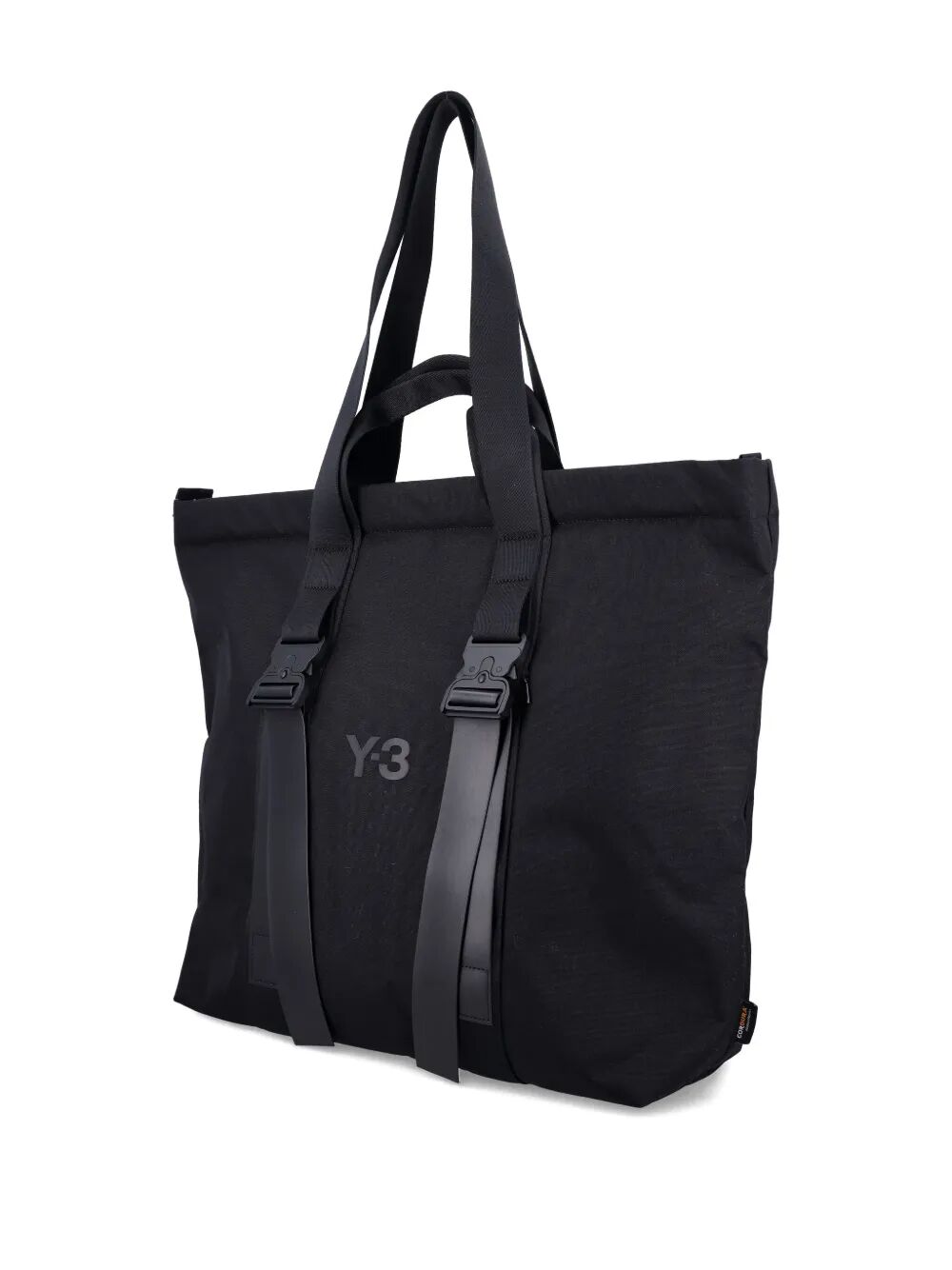 BUCKLE-STRAP CANVAS SHOPPER BAG