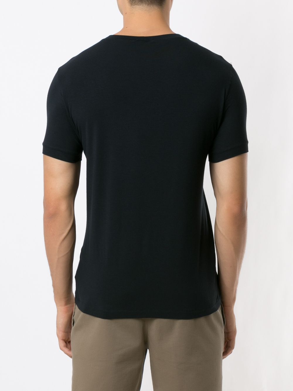 ASV STRETCH-VISCOSE T-SHIRT WITH SIGNATURE LOGO