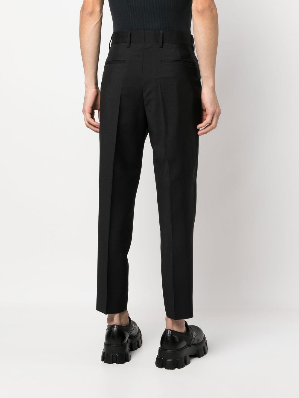 MOHAIR-WOOL TAILORED TROUSERS