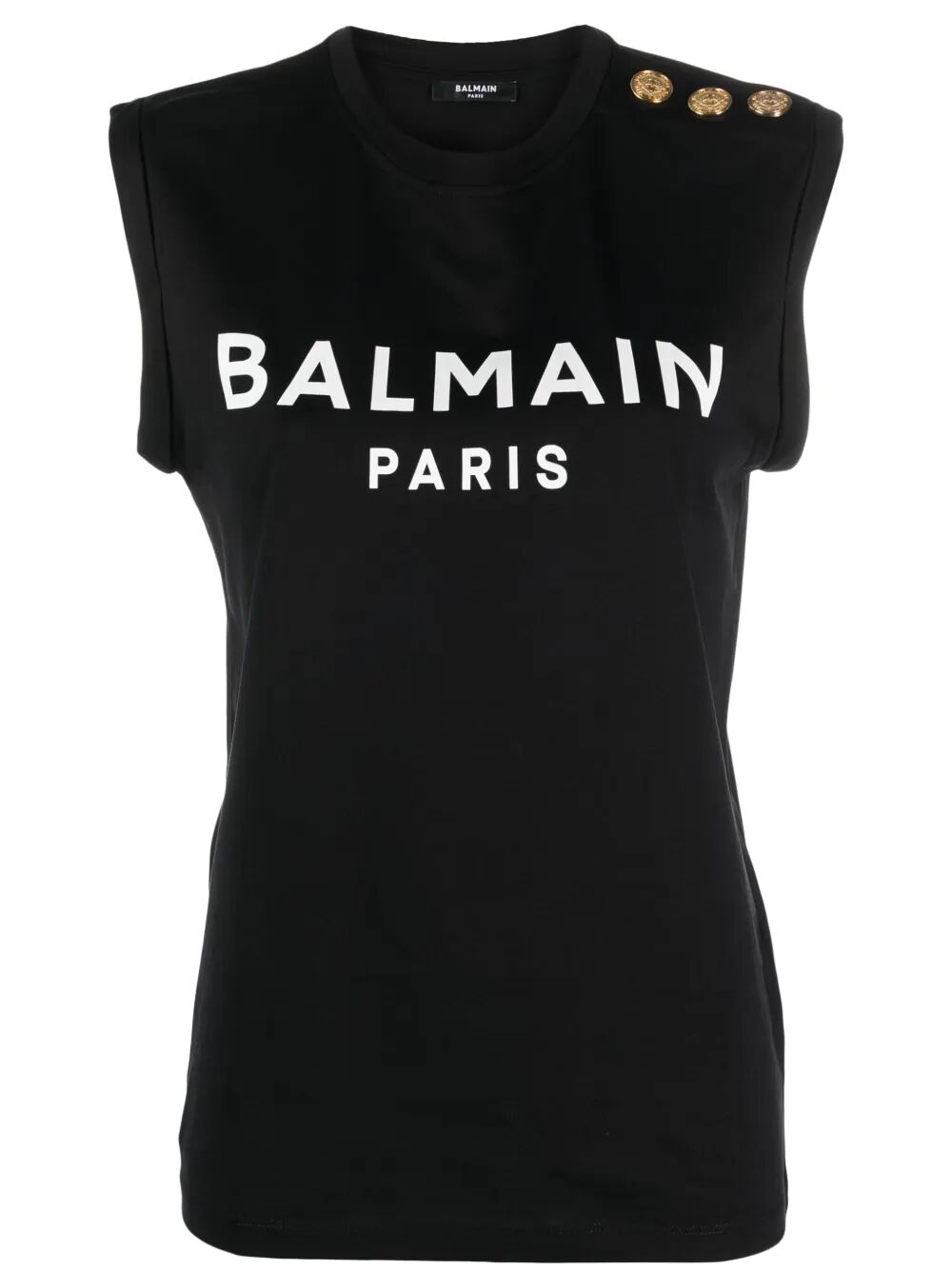 3 BUTTONS BALMAIN PARIS TANK TOP