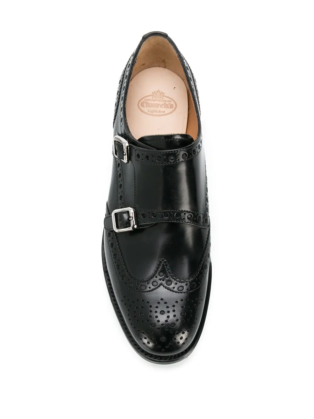 MONK-STRAP FULL BROGUE SHOES