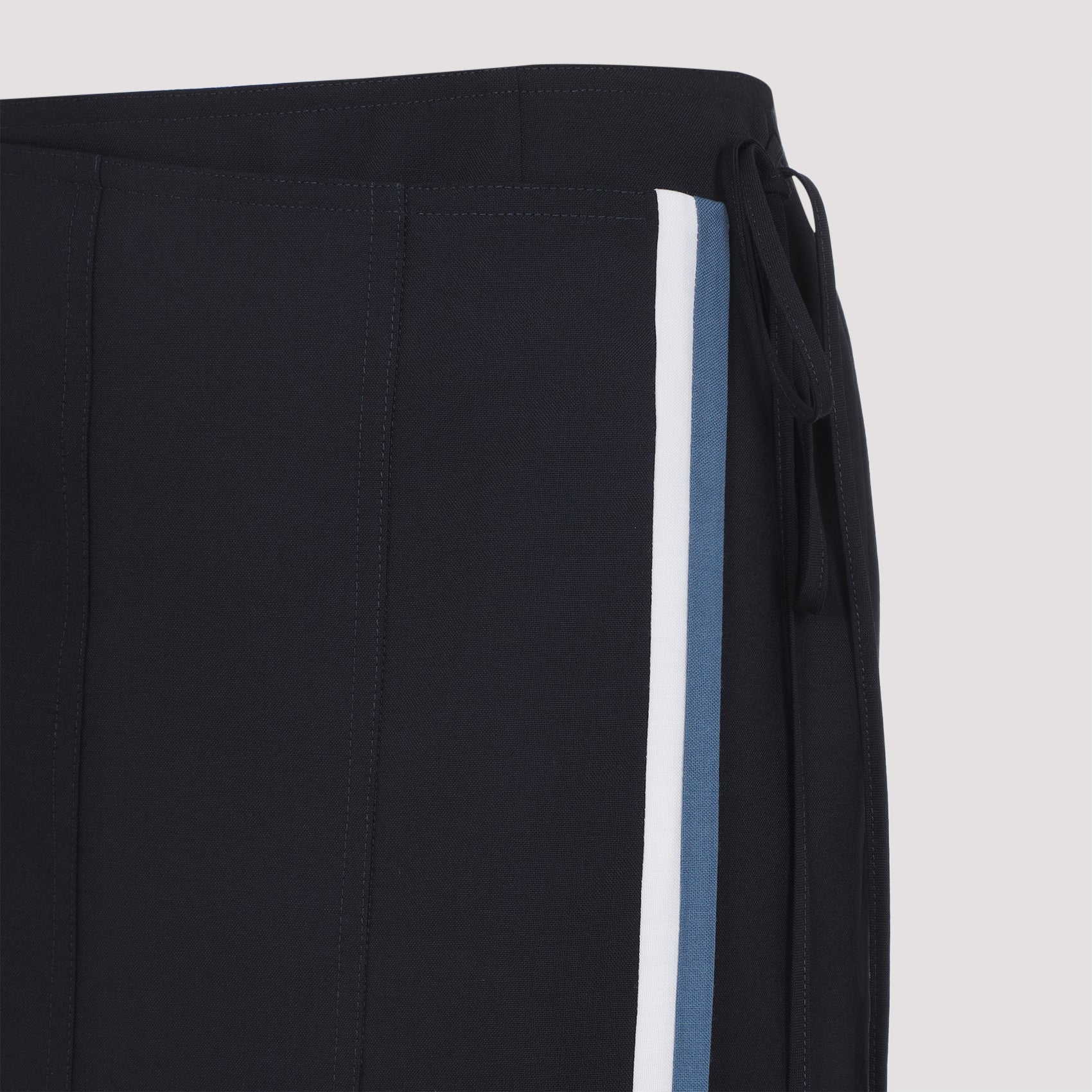 Virgin Wool Midi Skirt