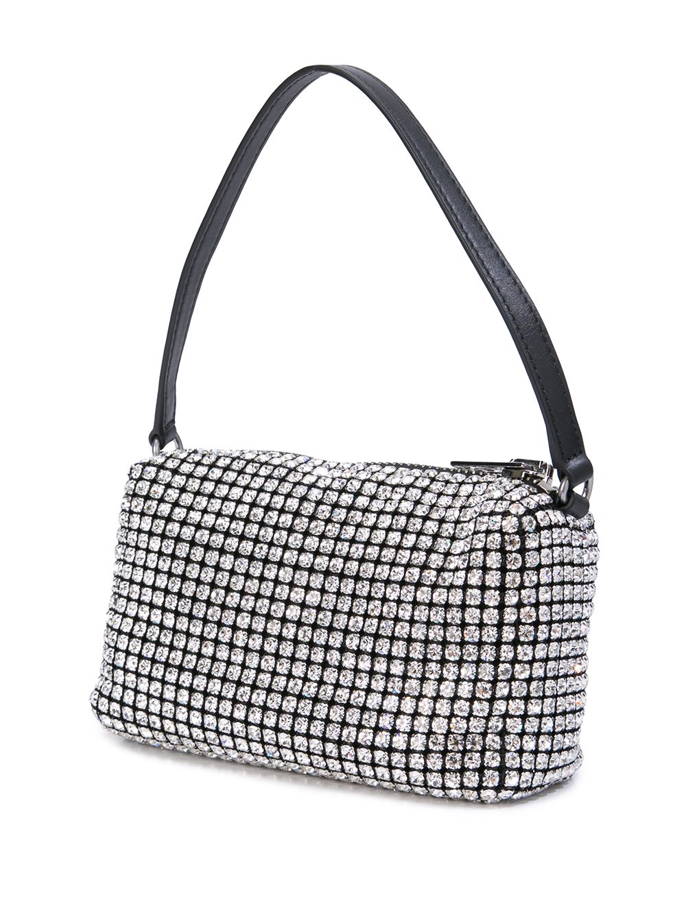 HEIRESS MEDIUM POUCH IN CRYSTAL MESH