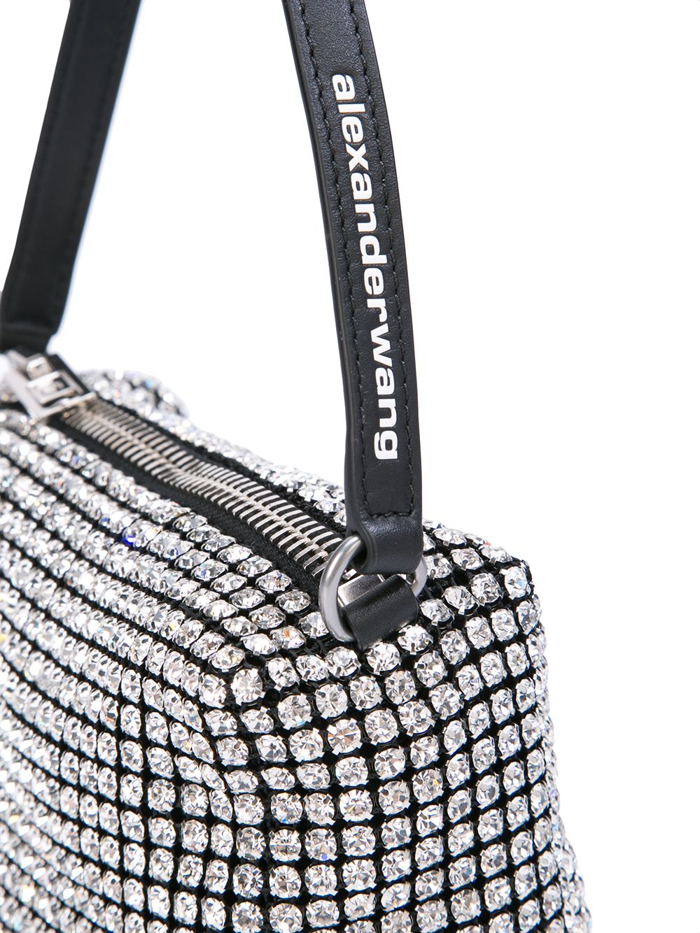HEIRESS MEDIUM POUCH IN CRYSTAL MESH