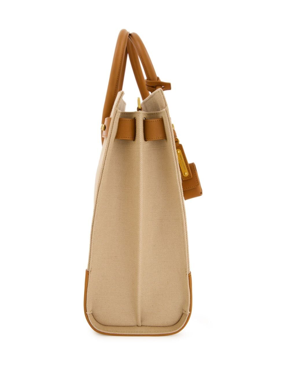 SAC DE JOUR THIN LARGE IN CANVAS AND LEATHER