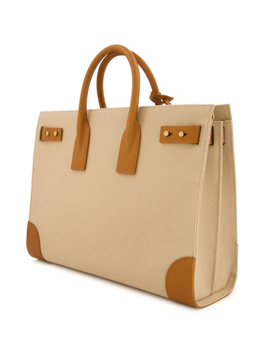 SAC DE JOUR THIN LARGE IN CANVAS AND LEATHER
